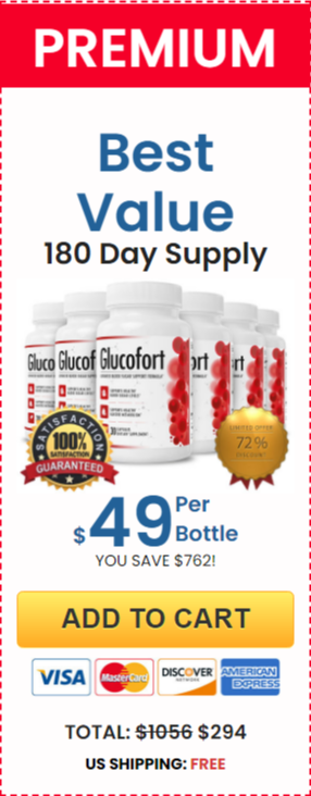 GlucoFort - 6 bottles